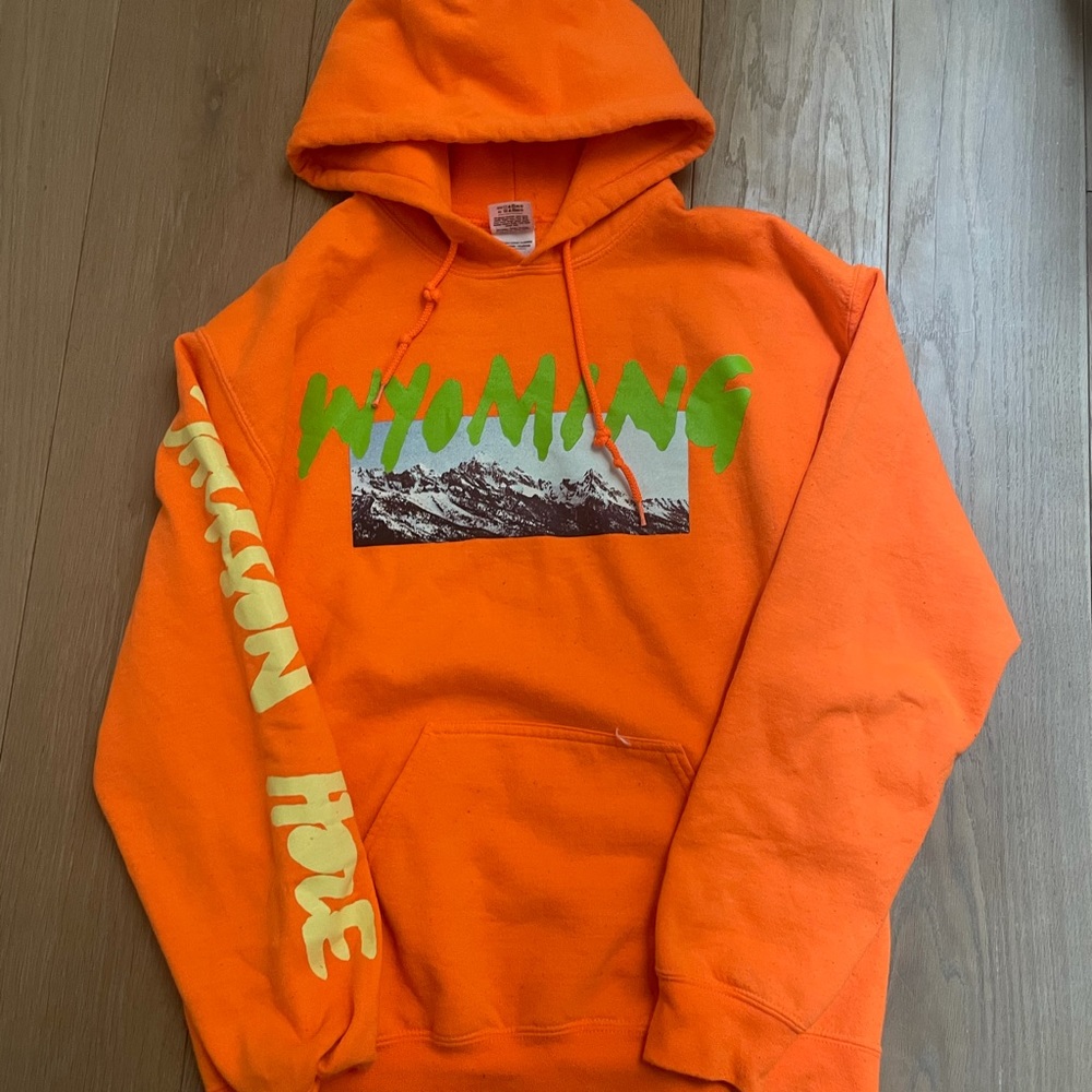 Orange Kanye tour hoodie